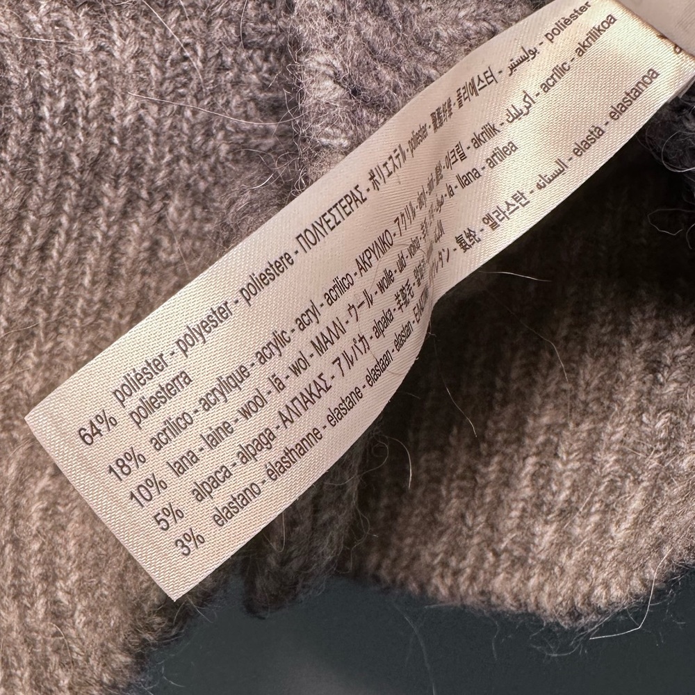 Zara Medium Grey Button Up Sweater - image 5